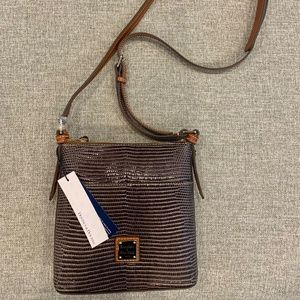 Dooney & Bourke Letter Carrier Crossbody Bag in Gray